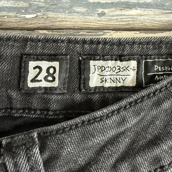 Miss Me JPD10035k-4 Womens Basic Low Rise Skinny Jeans in Black Sz 28 - Picture 8 of 12